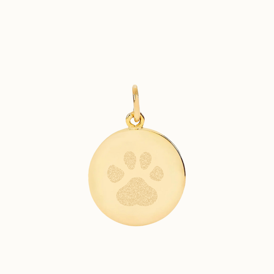 CLASSIC PAW PRINT NECKLACE | 18K GOLD VERMEIL