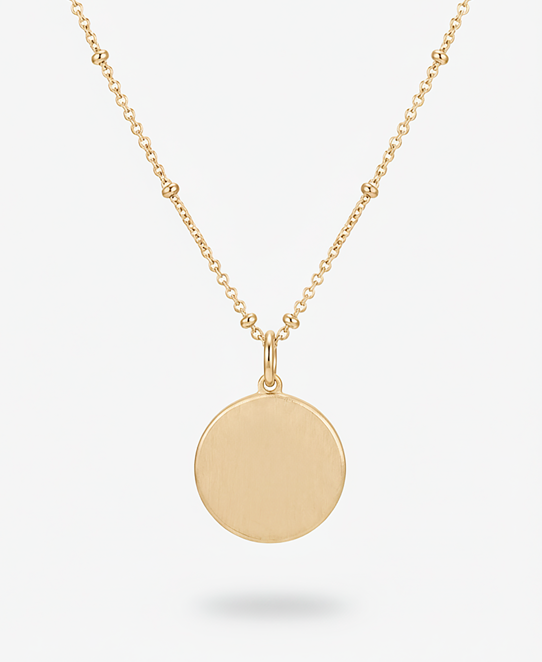 Graveerbare Ketting - Coin 15mm