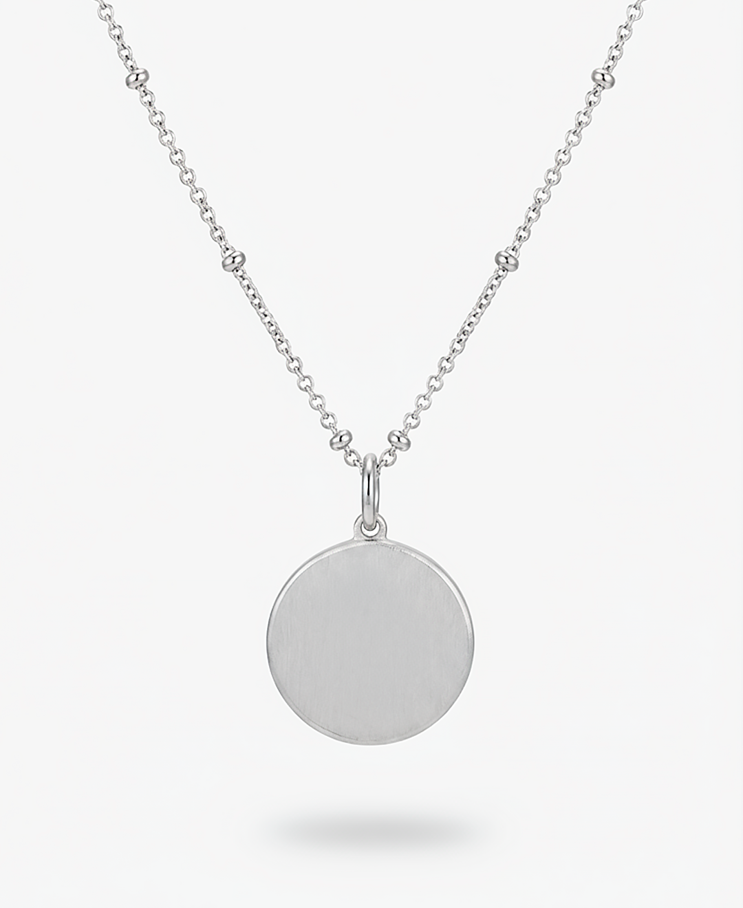Graveerbare Ketting - Coin 15mm