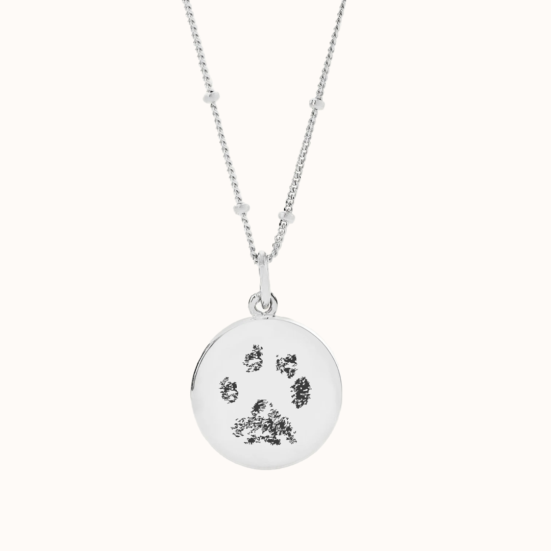 Pootafdruk bobbelketting | 18K goud vermeil