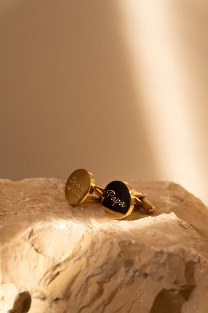 Manchetknopen | 18K goud vermeil