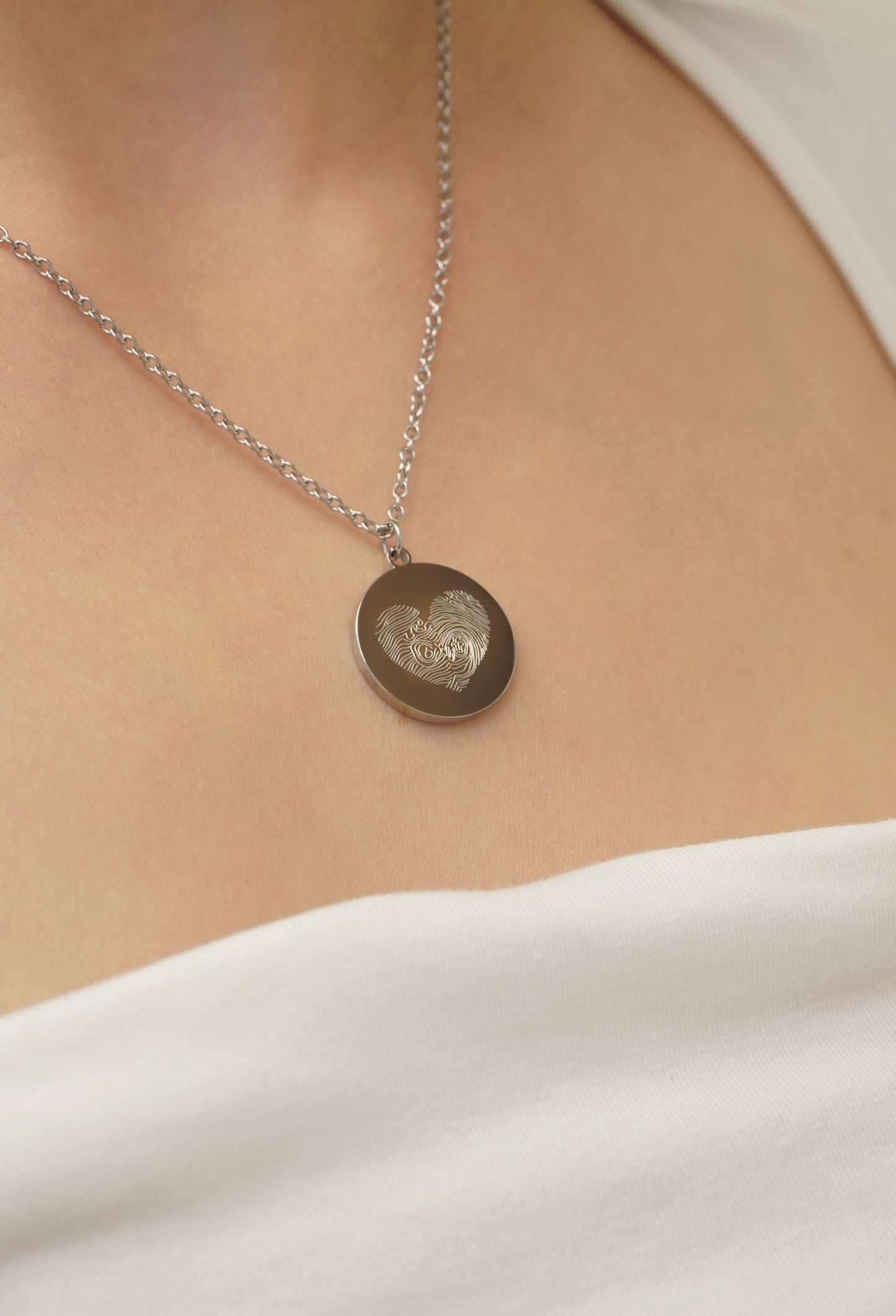 FINGERPRINT NECKLACE DELUXE | 18K GOLD VERMEIL