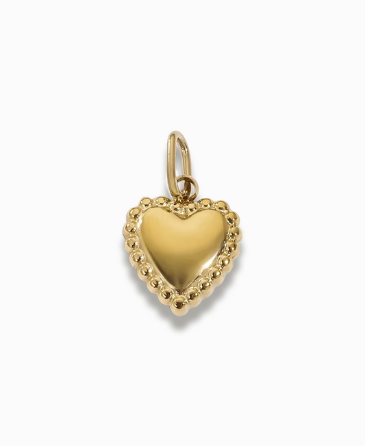 Dot Heart Charm