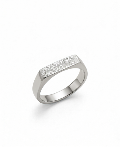 Unieke Neusafdruk Hond of Kat Ring Zilver Stainless Steel | Hera Hues
