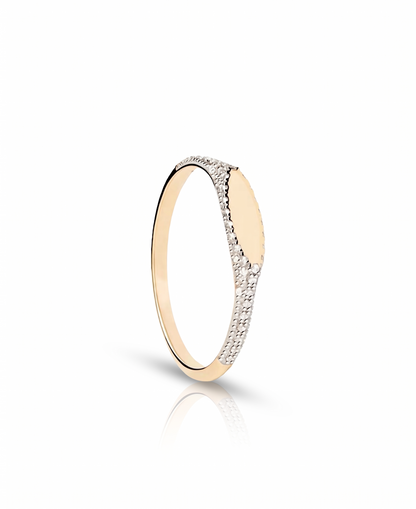 Gouden Stellar Path Ring S925 | Sterling Zilver Basis