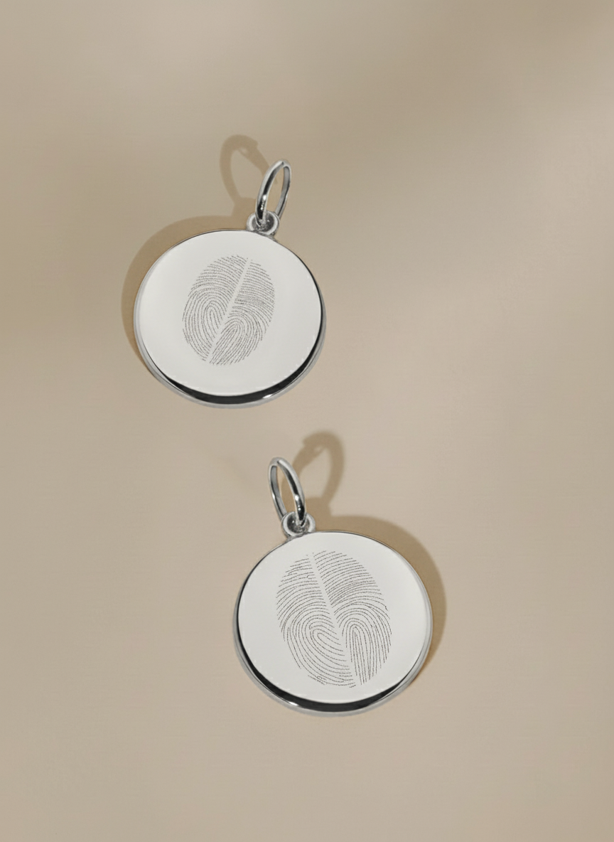 4 DUO Vingerafdruk Hanger - Hera Hues