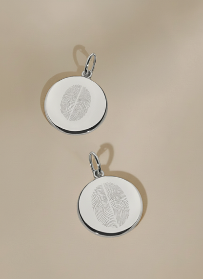 4 DUO Vingerafdruk Hanger - Hera Hues