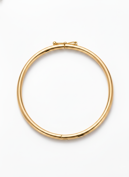 Minimalistische Gouden Bangle Armband 'Moments' | Hera Hues