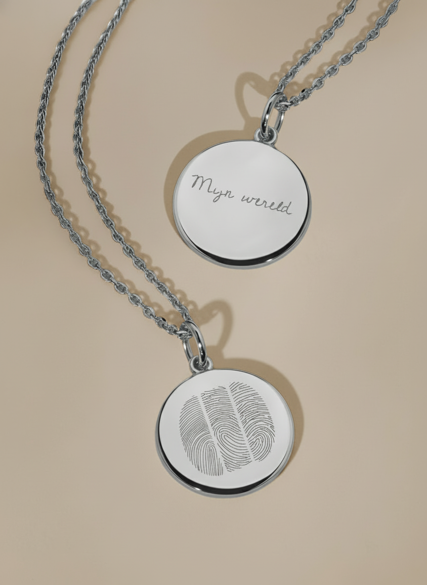 TRIO Vingerafdruk Ketting