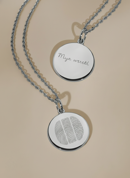 TRIO Vingerafdruk Ketting