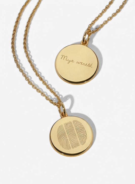 TRIO Vingerafdruk Ketting