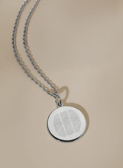 TRIO Vingerafdruk Ketting