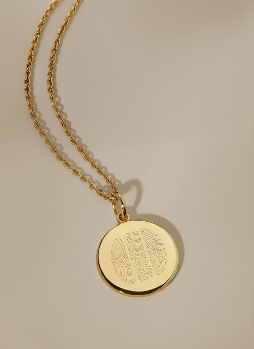 TRIO Vingerafdruk Ketting