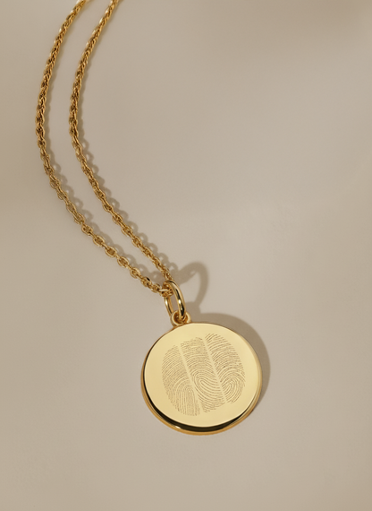TRIO Vingerafdruk Ketting