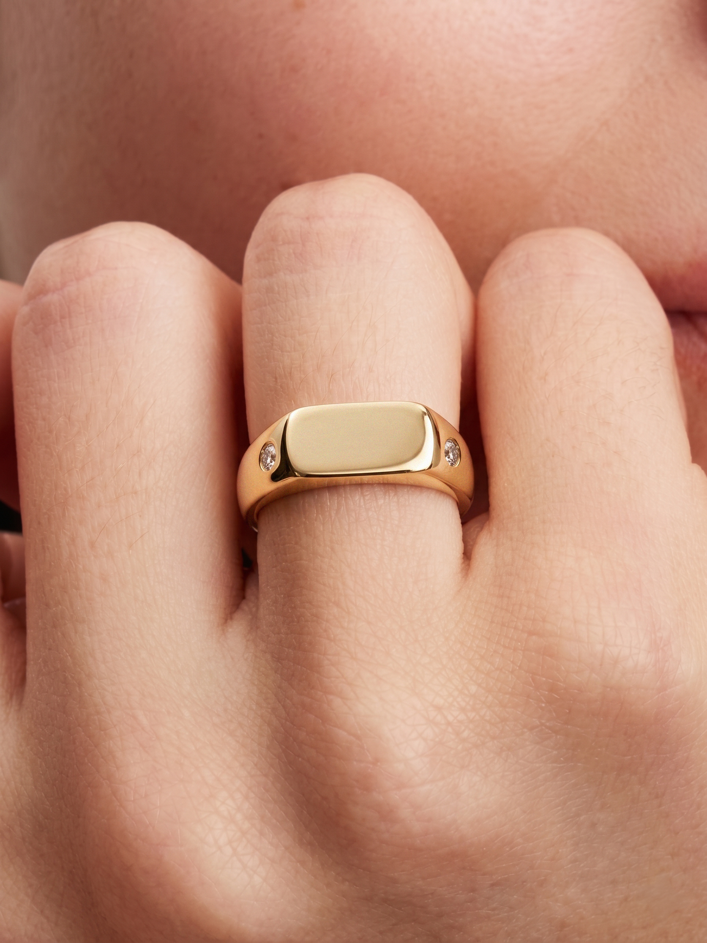 Zirkonia Bar Ring