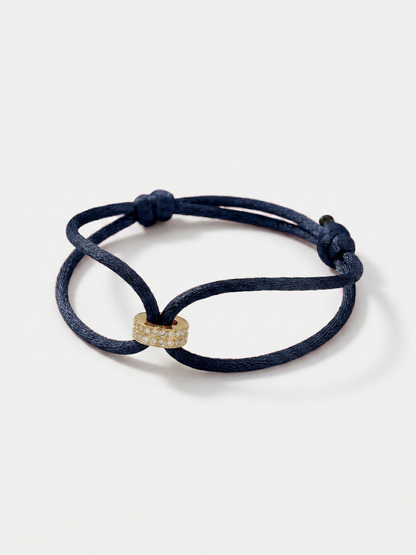 Koordarmband 'Hera Hues Cord' | Stainless Steel
