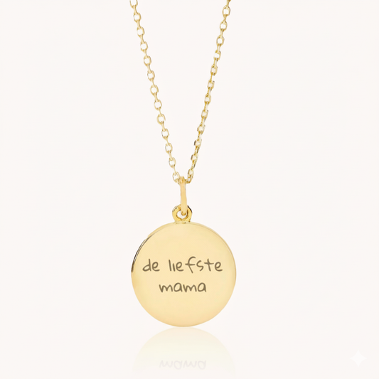 Handwriting necklace | 18K gold vermeil