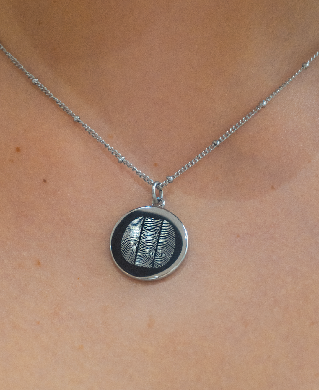 TRIO Vingerafdruk Ketting