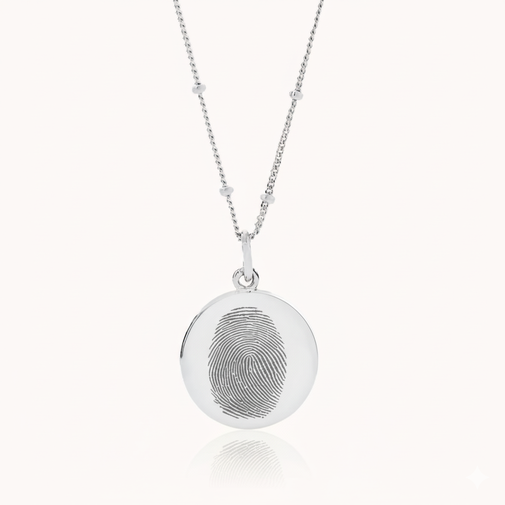 FINGERPRINT NECKLACE DELUXE | 18K GOLD VERMEIL