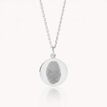 FINGERPRINT NECKLACE DELUXE | 18K GOLD VERMEIL