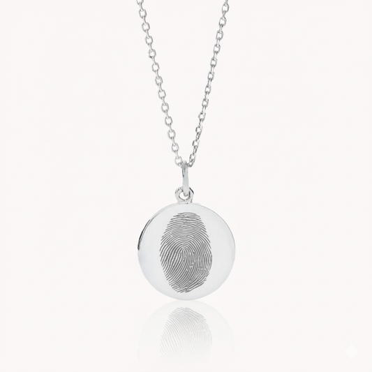 FINGERPRINT NECKLACE DELUXE | 18K GOLD VERMEIL