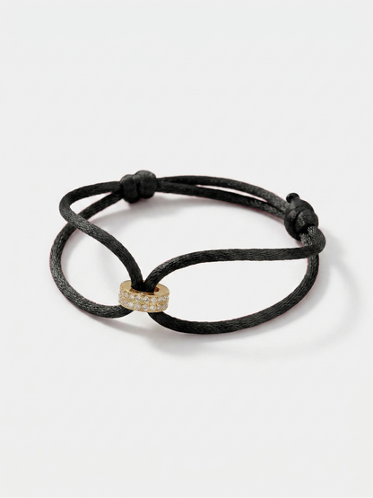Koordarmband 'Hera Hues Cord' | Stainless Steel