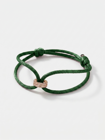 Koordarmband 'Hera Hues Cord' | Stainless Steel