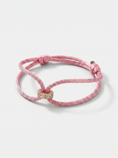 Koordarmband 'Hera Hues Cord' | Stainless Steel