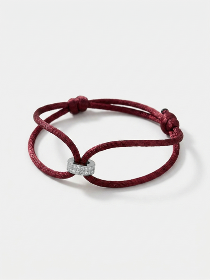 Koordarmband 'Hera Hues Cord' | Stainless Steel