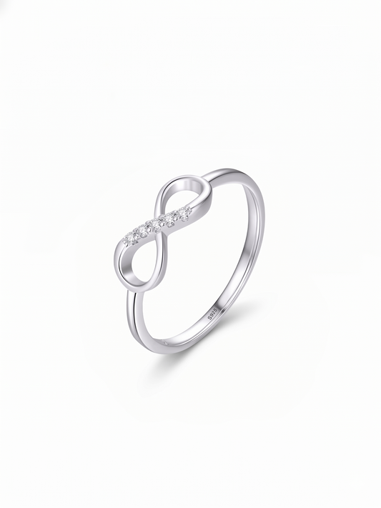 Zilveren Infinity Ring S925 | Echt Sterling Zilver | Hera Hues