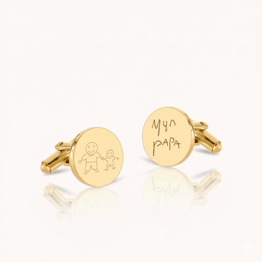 Manchetknopen | 18K goud vermeil