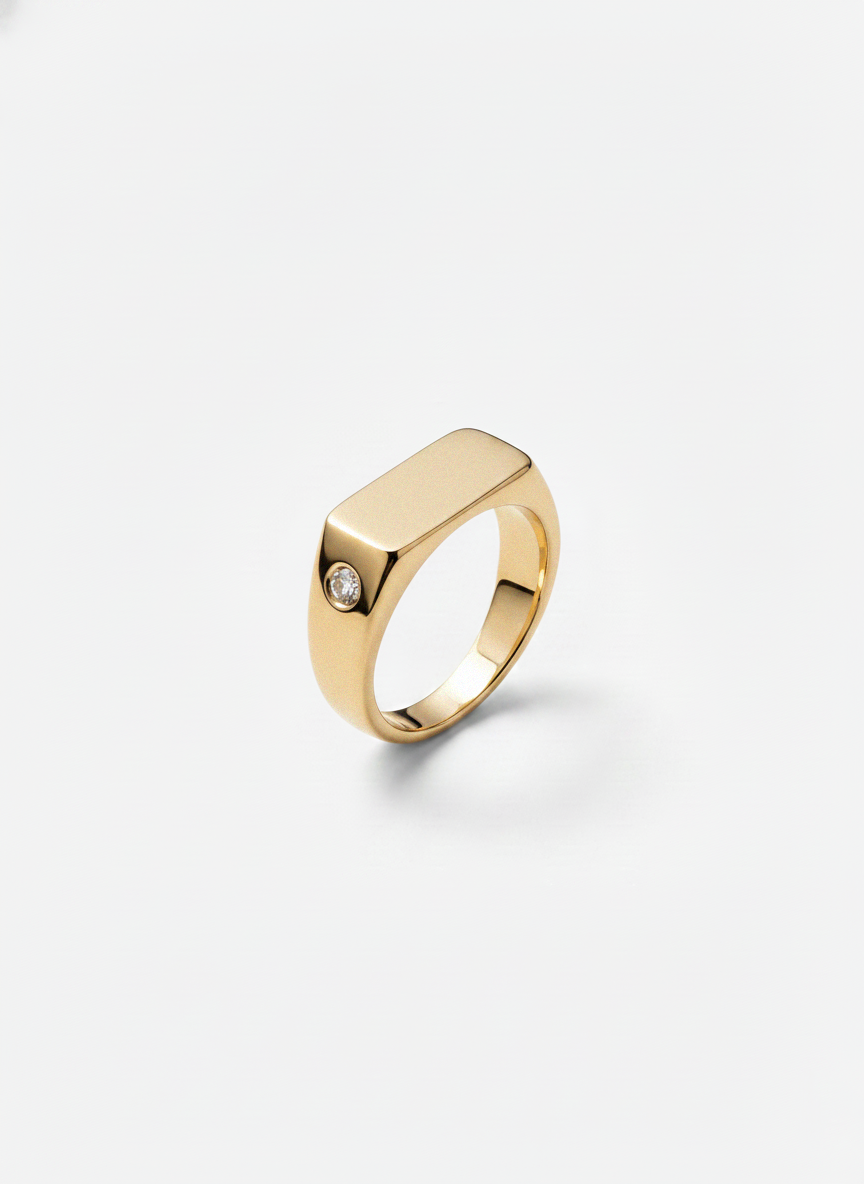 Zirkonia Bar Ring