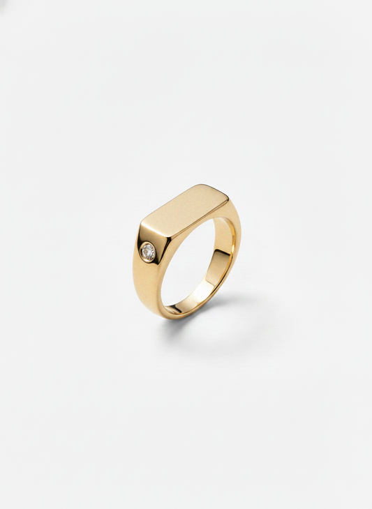 Zirkonia Bar Ring
