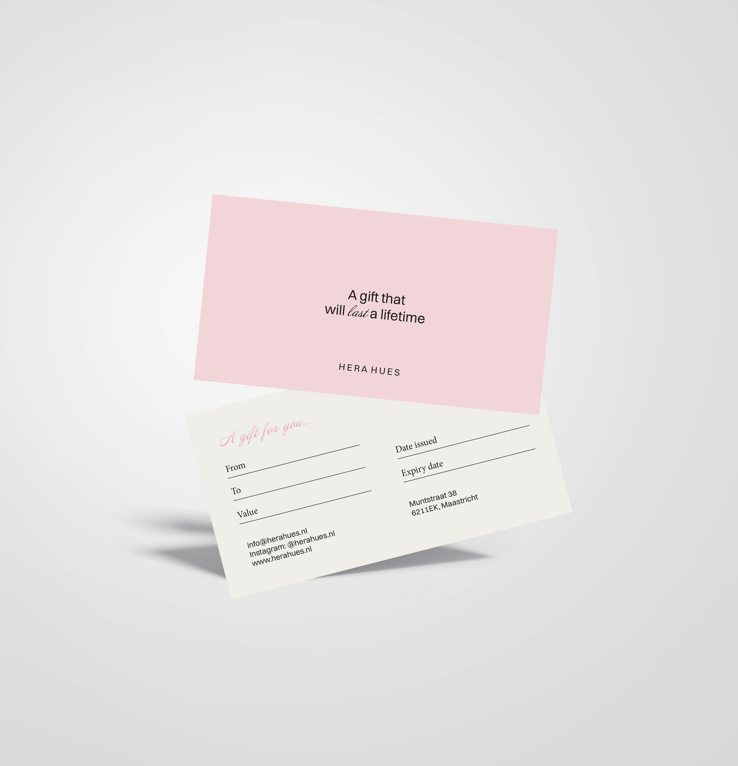 Hera Hues - Cadeaubon Digitaal - Gift Card