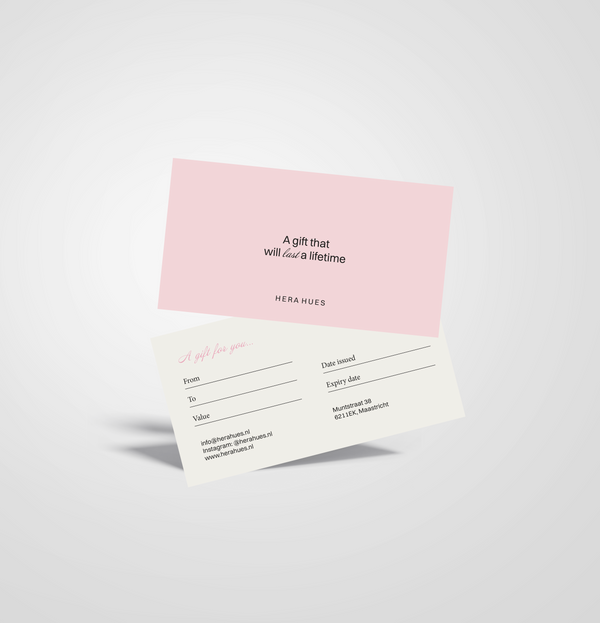 Hera Hues - Cadeaubon Digitaal - Gift Card