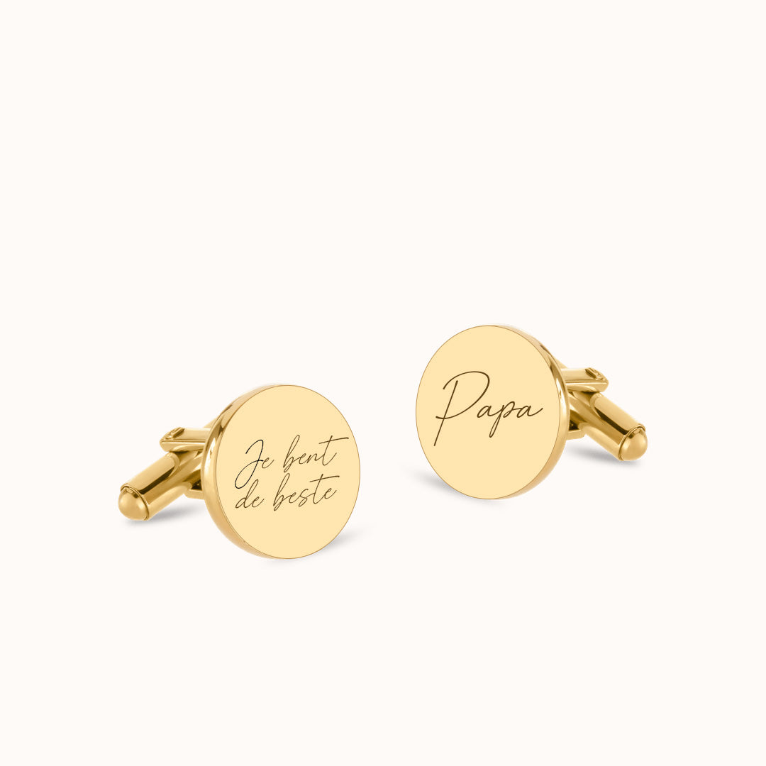 Manchetknopen | 18K goud vermeil