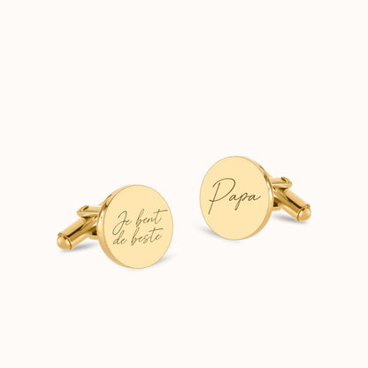 Manchetknopen | 18K goud vermeil