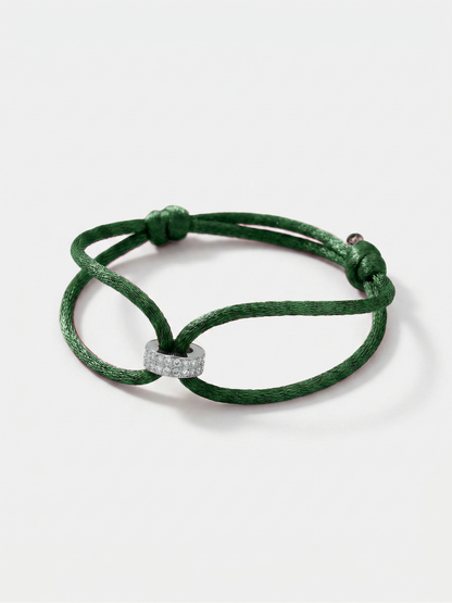 Koordarmband 'Hera Hues Cord' | Stainless Steel
