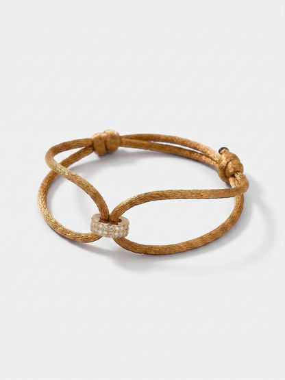 Koordarmband 'Hera Hues Cord' | Stainless Steel