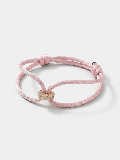 Koordarmband 'Hera Hues Cord' | Stainless Steel