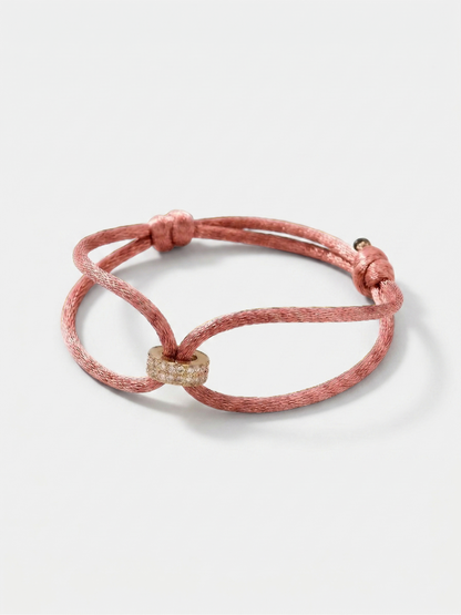 Koordarmband 'Hera Hues Cord' | Stainless Steel