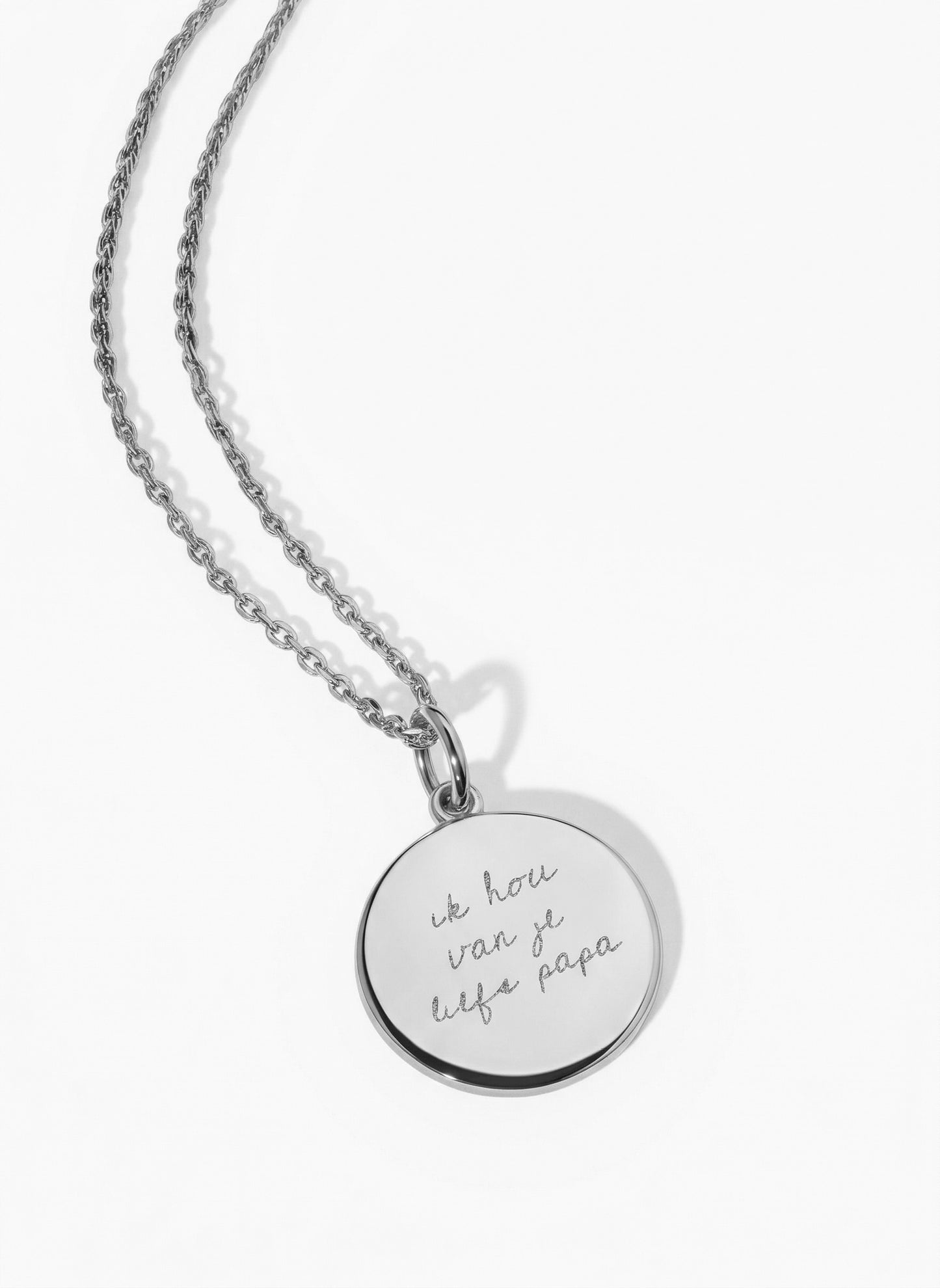 Coin Handschrift Ketting