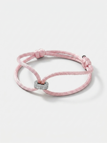 Koordarmband 'Hera Hues Cord' | Stainless Steel