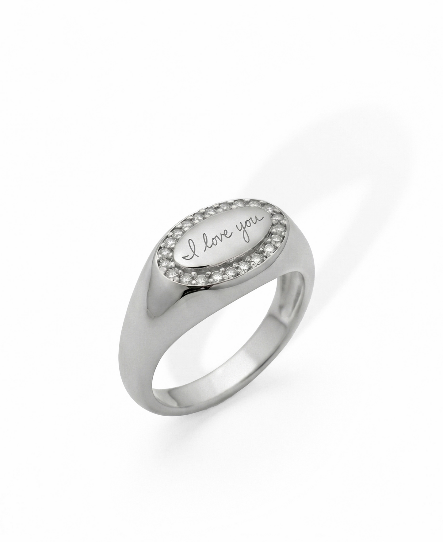 Mark Oval Ring - Handschrift
