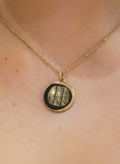 TRIO Vingerafdruk Ketting