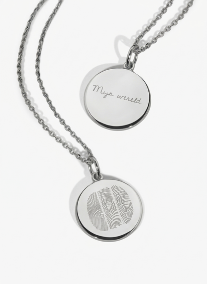TRIO Vingerafdruk Ketting