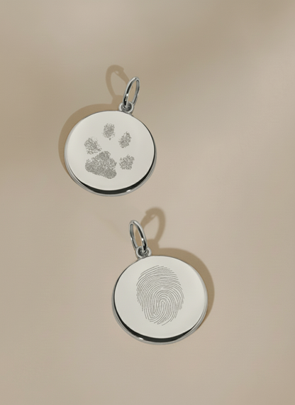 Vingerafdruk & pootafdruk Hanger Goud- Hera Hues